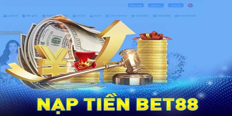 Tiến hành nạp tiền Bet88 thông qua các ví điện tử